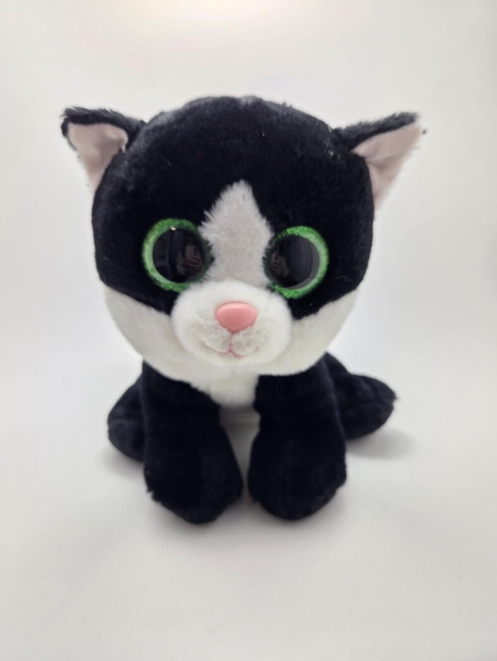 TY Classics “Ava” the Black and White Cat - No Hang Tag (Larger 9 inch)